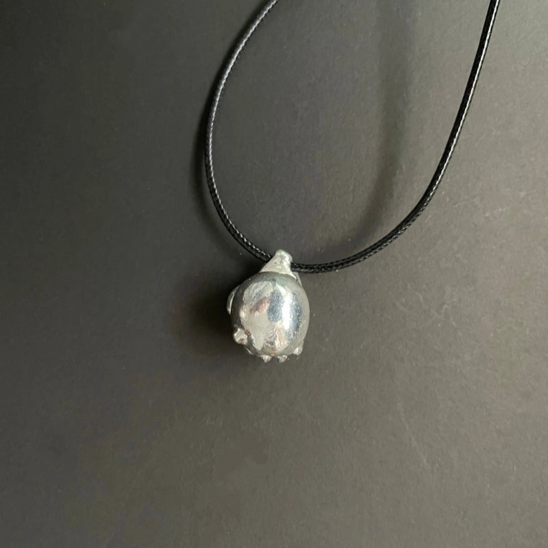 Sterling Silver Nude Body Art Pendant Necklace