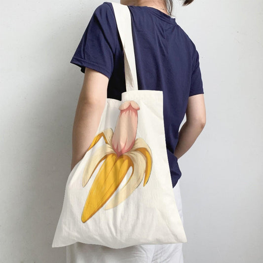 Banana Penis Tote Bag