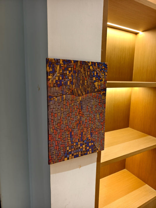 Abstract Woman Oxford Fabric Wall Art