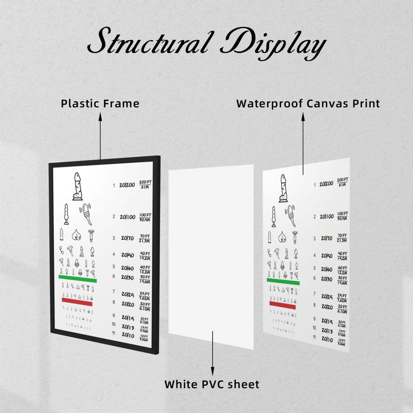 Creative Eye Chart Wall Print