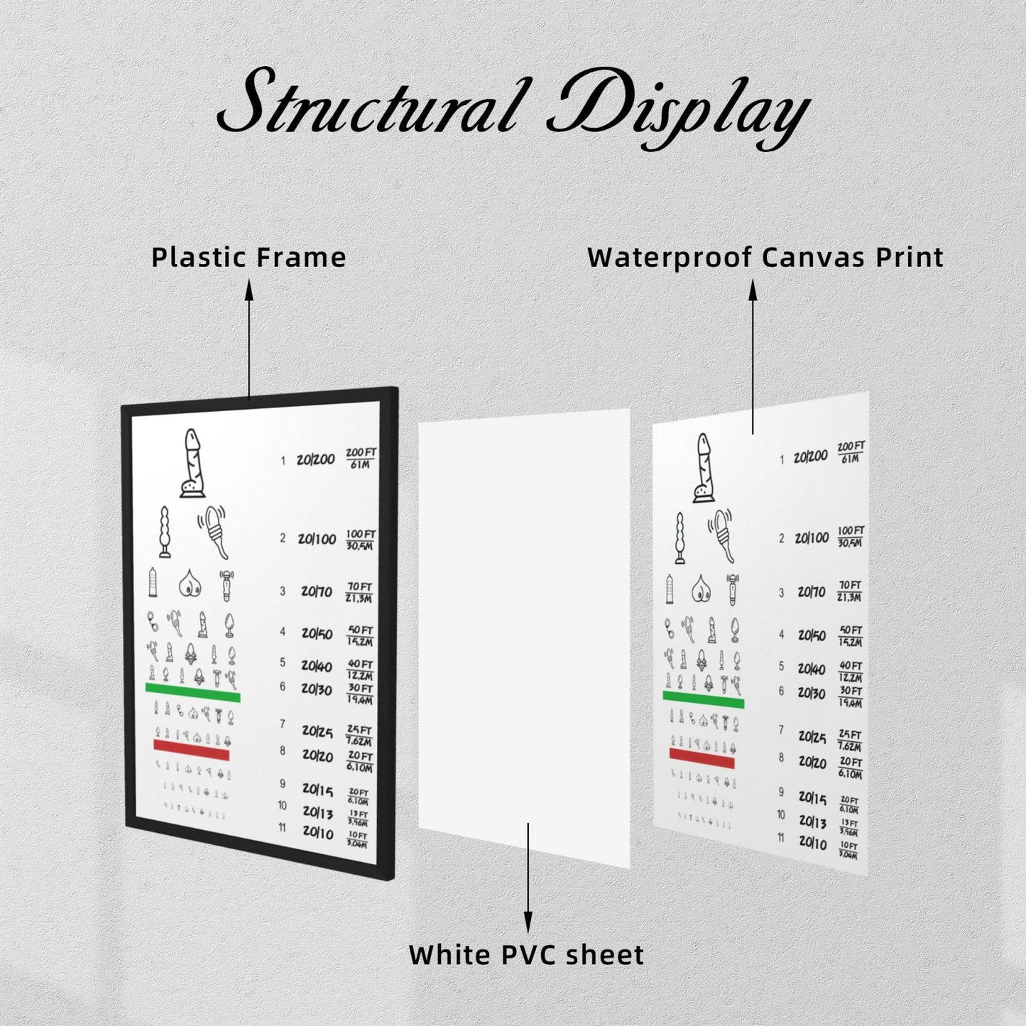 Creative Eye Chart Wall Print