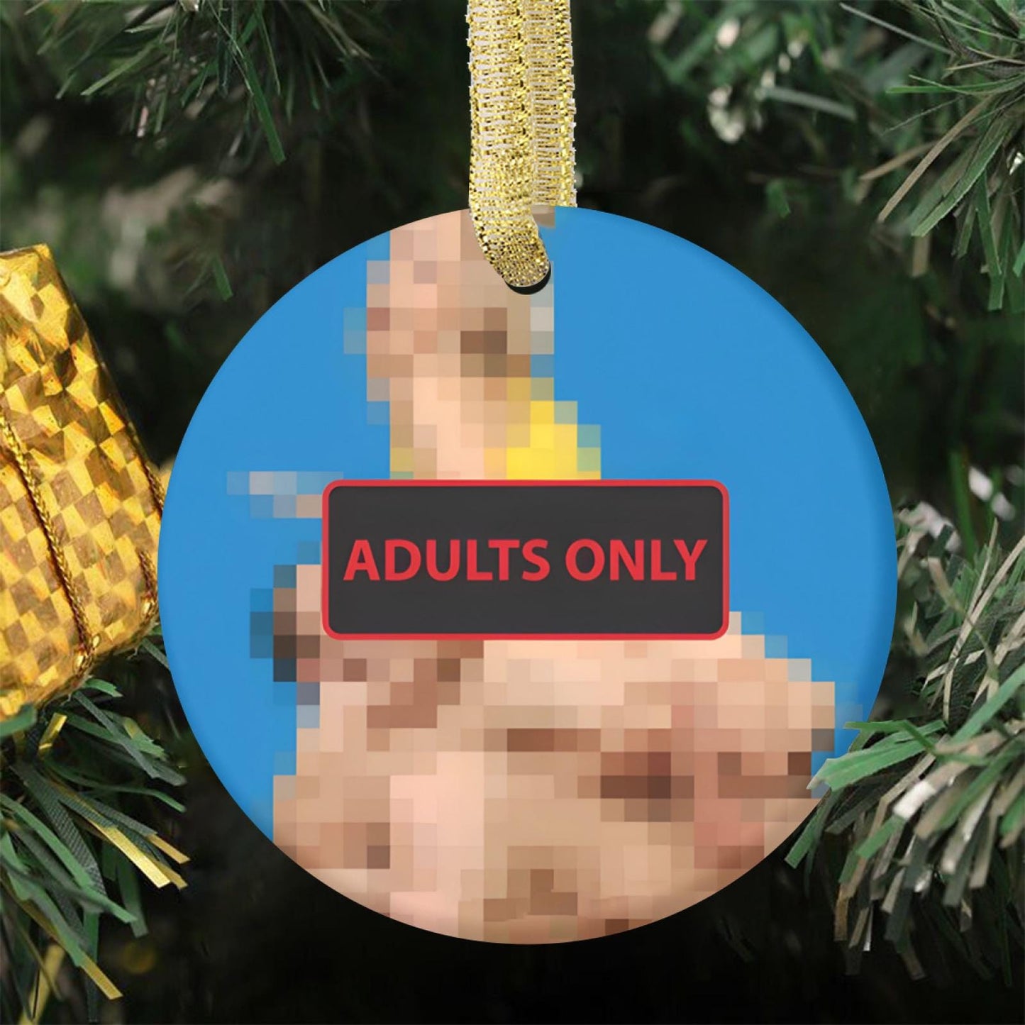 18+ Adult Christmas Ornament