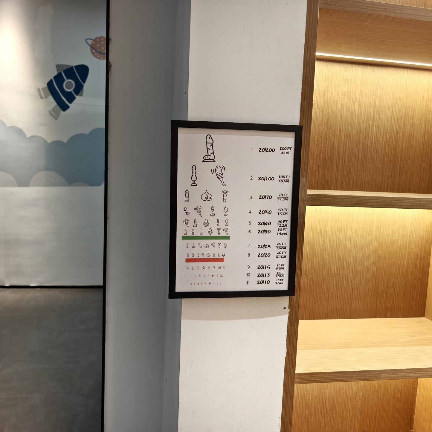 Creative Eye Chart Wall Print