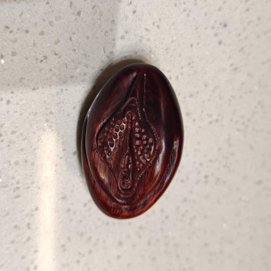 Handmade Wooden Vulva Gift