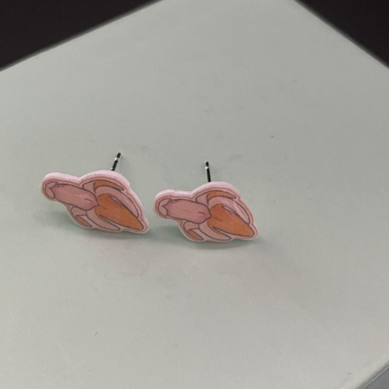 Penis Stud Earrings