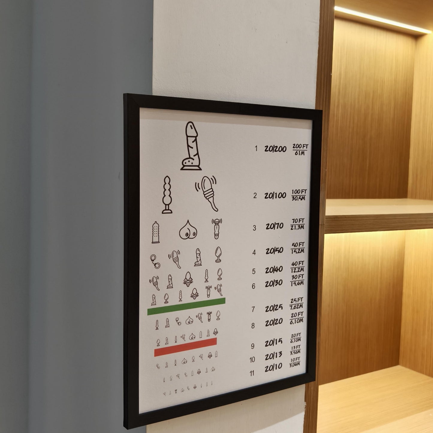 Creative Eye Chart Wall Print