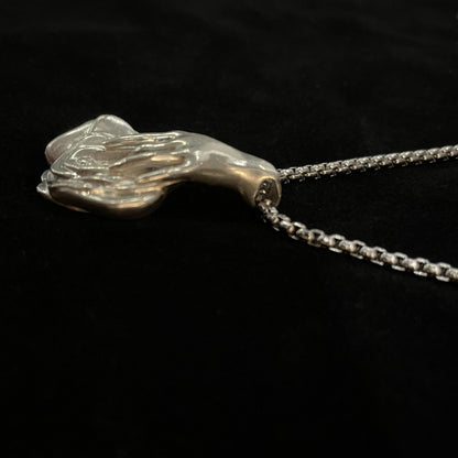 Copper Nude Pendant Necklace