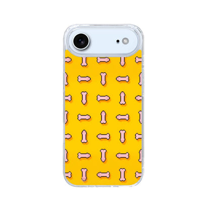 Pixelated Pattern iPhone 17 Pro Max Case – Funny Adult Humor TPU Cover