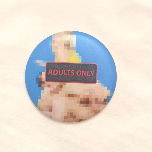 Adult Humor Pixel Pin Badge