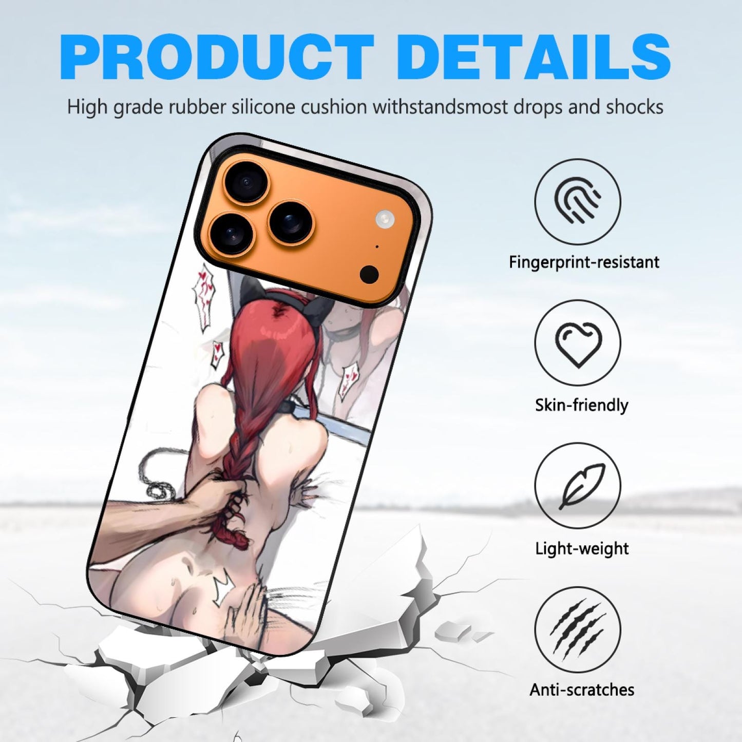 Nude Art Mirror iPhone 17/Pro/Max/Air Protective Case