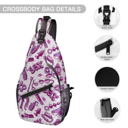 Naughty Humor Sling Bag – Funny Erotic-Themed Crossbody Bag
