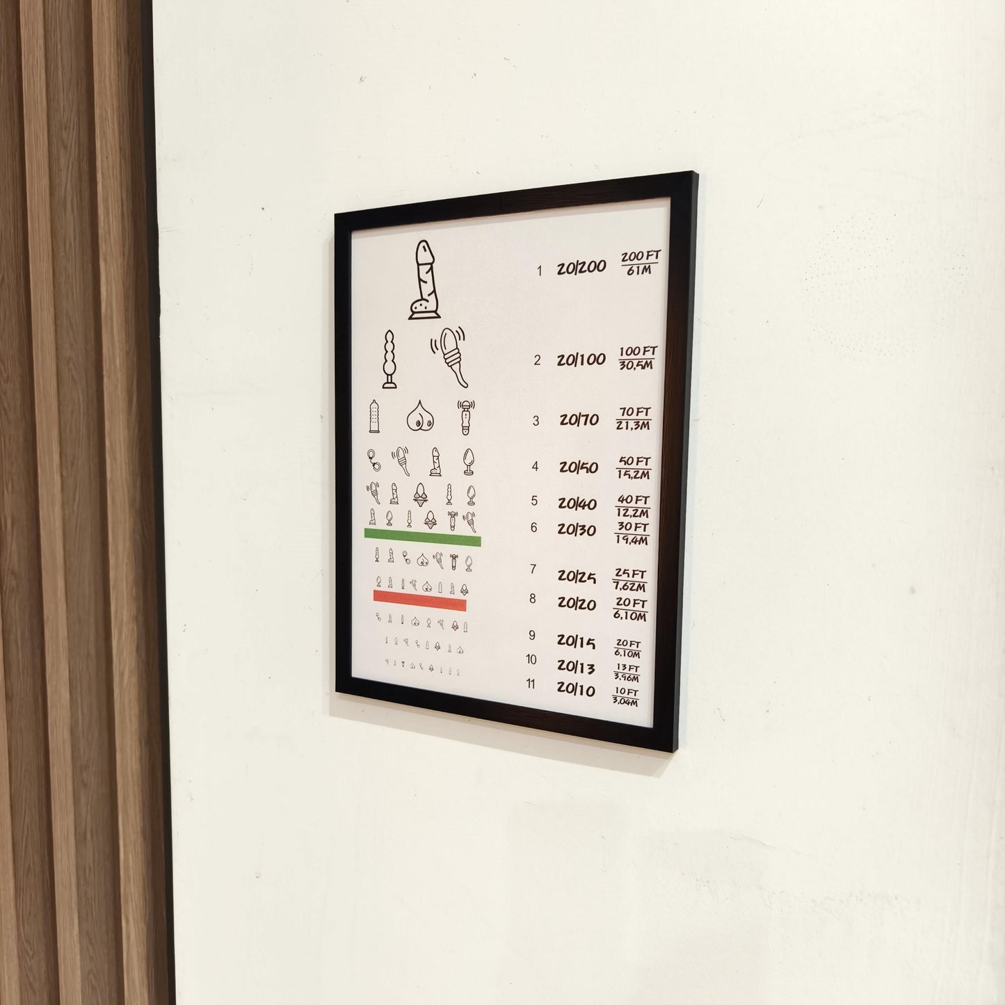 Creative Eye Chart Wall Print