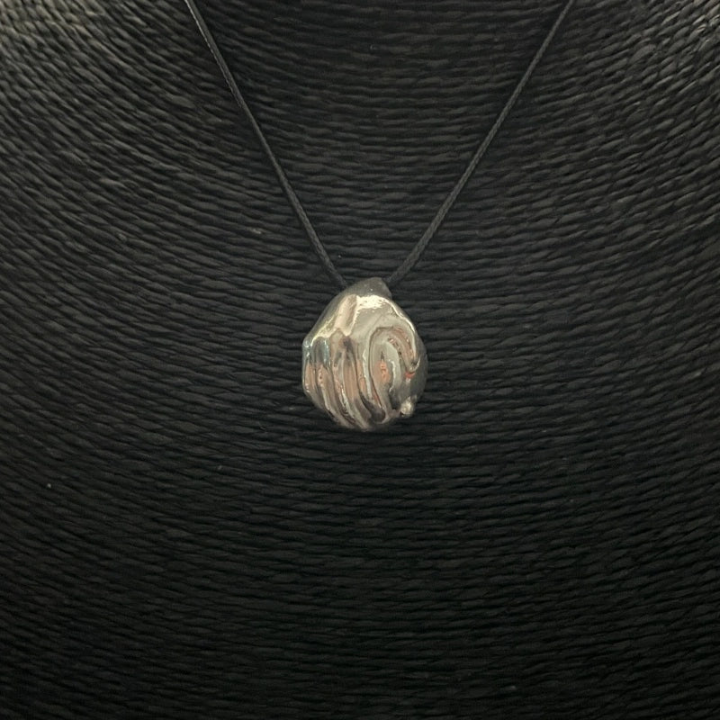 Sterling Silver Nude Body Art Pendant Necklace