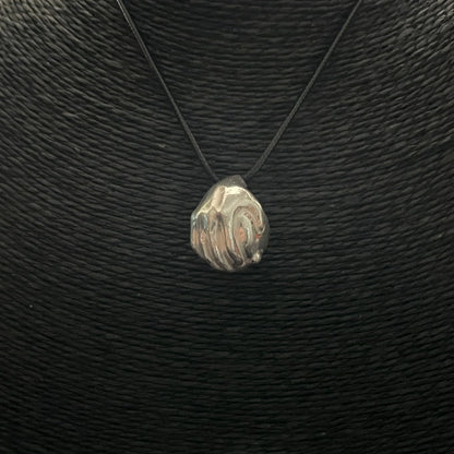 Sterling Silver Nude Body Art Pendant Necklace