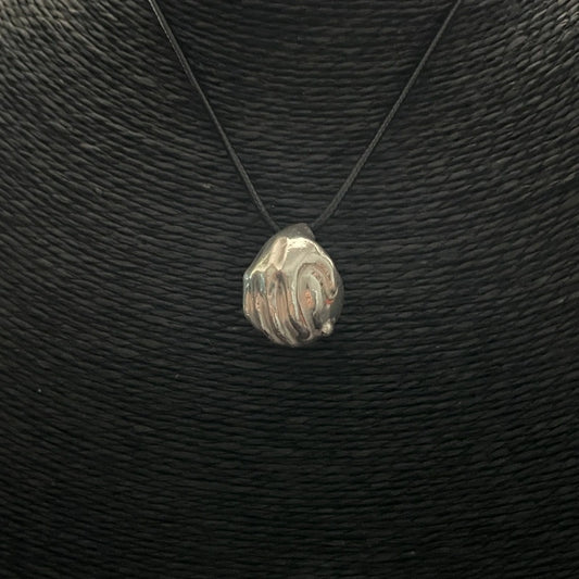 Sterling Silver Nude Body Art Pendant Necklace