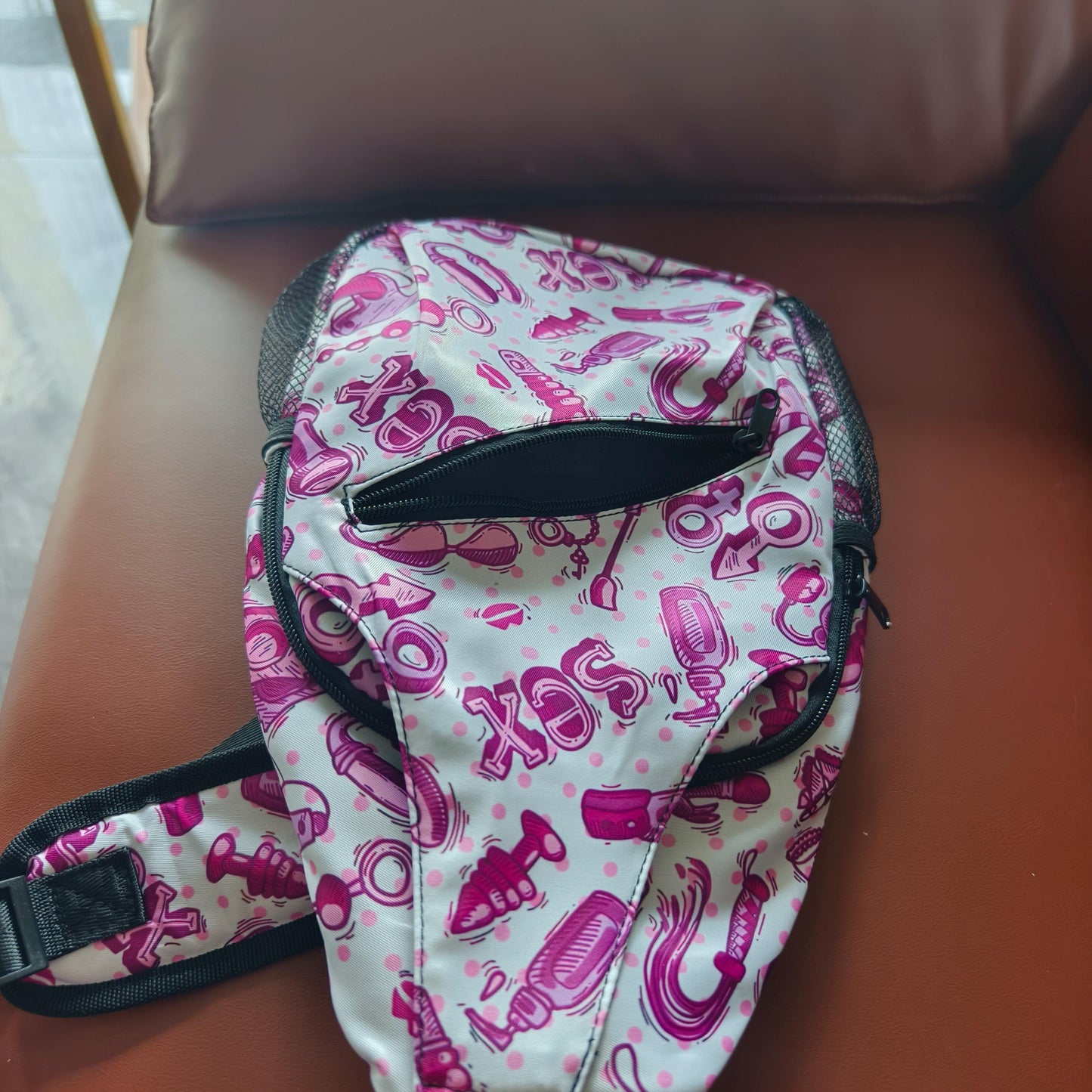 Naughty Humor Sling Bag – Funny Erotic-Themed Crossbody Bag