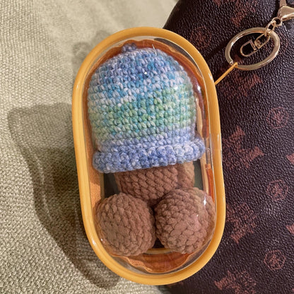 Funny Penis Plush Keychain