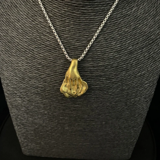 Brass & 925 Silver Naughty Necklace