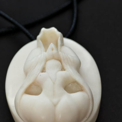 Antler Nude Pendant Necklace