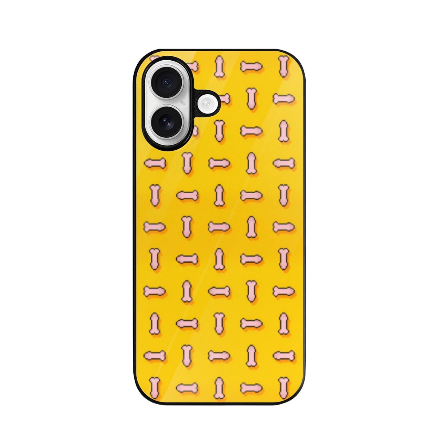 Nude Art Pixel Penis Mirror iPhone 17 Case