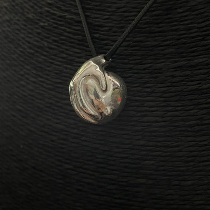 Sterling Silver Nude Body Art Pendant Necklace