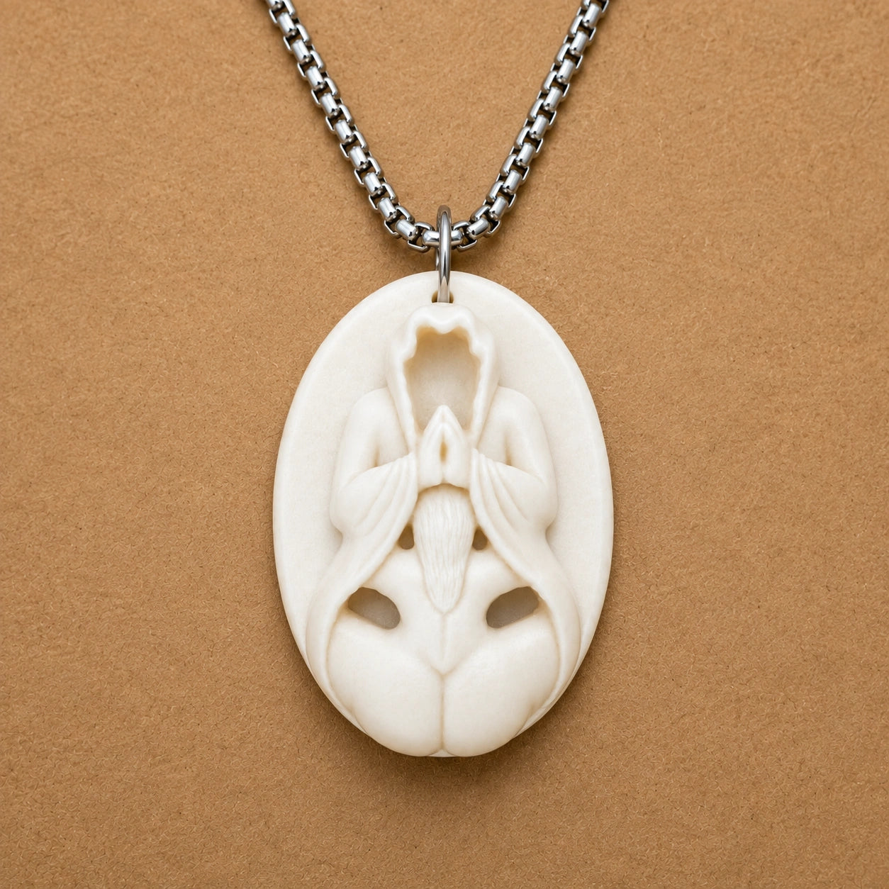 Hand Carved Erotic Necklace