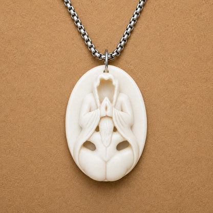 Hand Carved Erotic Necklace