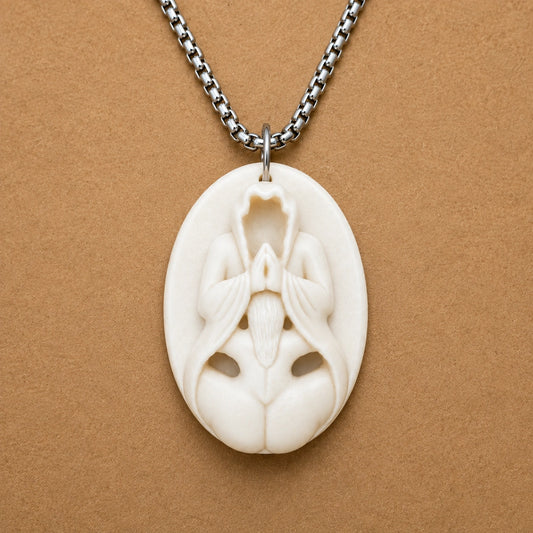 Hand Carved Erotic Necklace