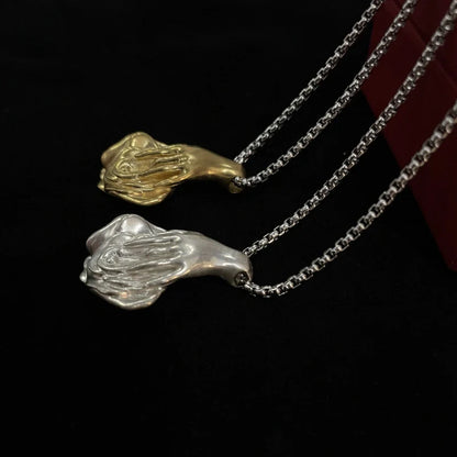 Brass & 925 Silver Naughty Necklace