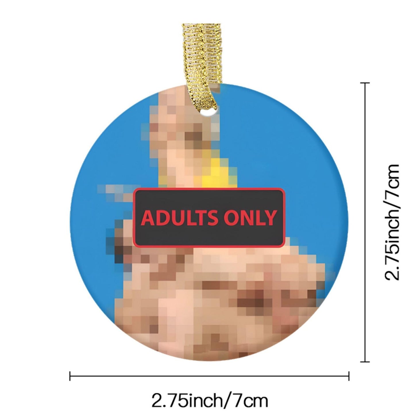 18+ Adult Christmas Ornament