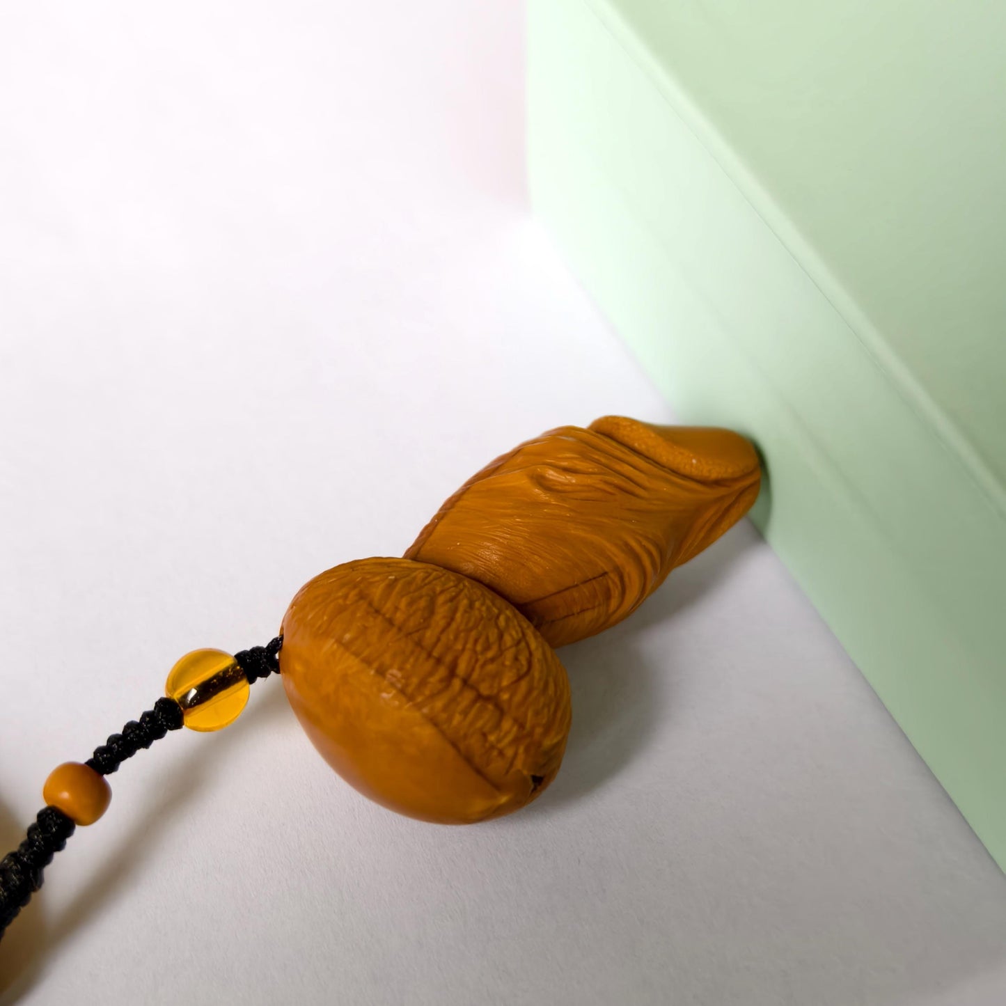 Handcrafted Carved Penis Walnut Craft