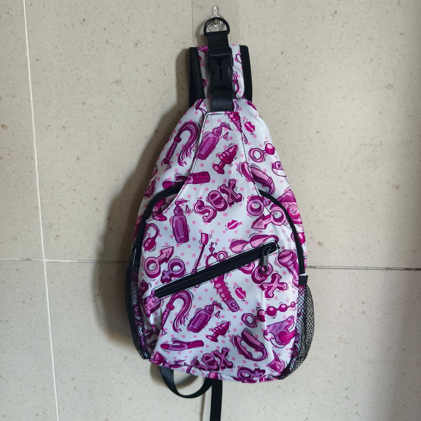 Naughty Humor Sling Bag – Funny Erotic-Themed Crossbody Bag