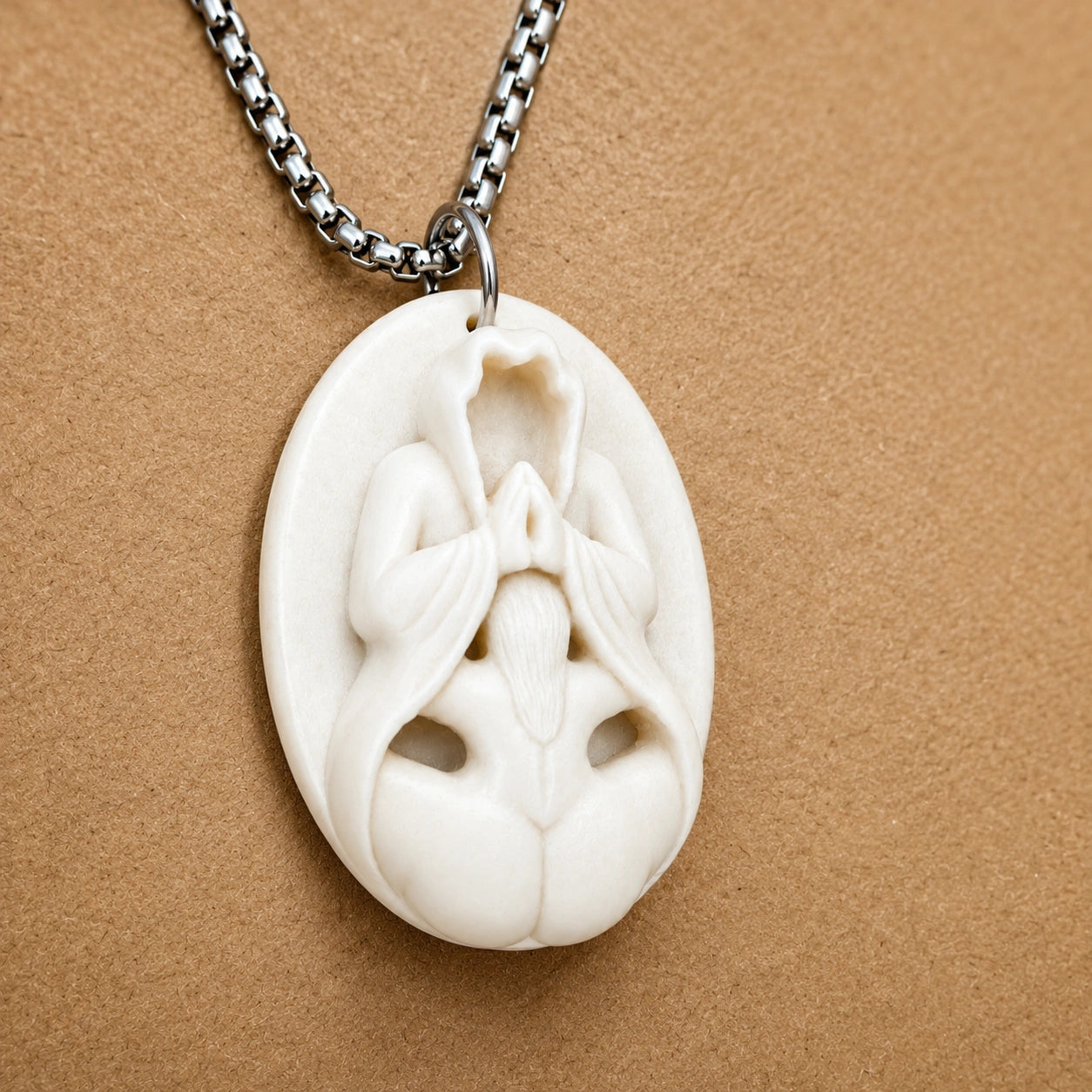 Hand Carved Erotic Necklace