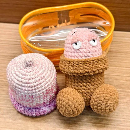 Funny Penis Plush Keychain