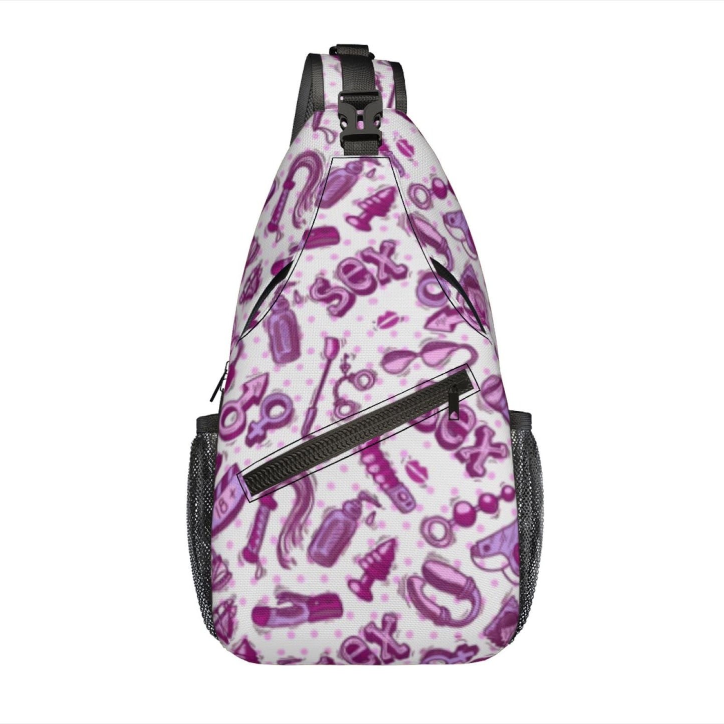 Naughty Humor Sling Bag – Funny Erotic-Themed Crossbody Bag
