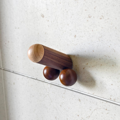 Wooden Penis Wall Hook