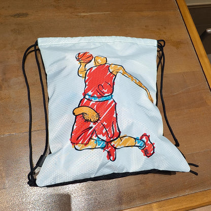 Basketball Drawstring Backpack