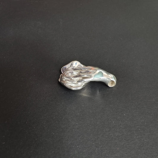 Silver Sexy Clitoris Pendant