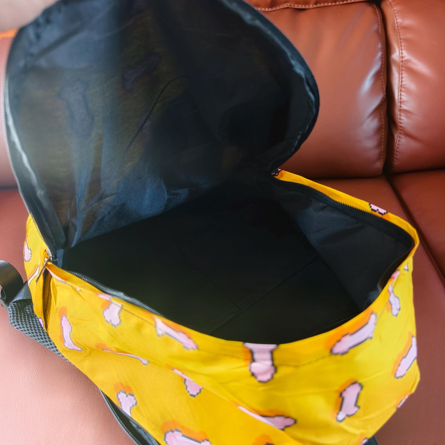 Pixel Cartoon Penis Backpack