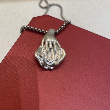 Copper Nude Pendant Necklace