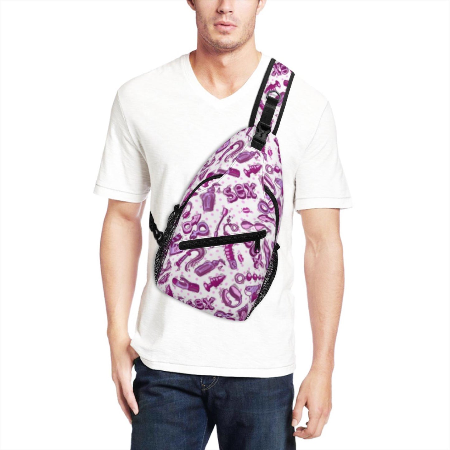 Naughty Humor Sling Bag – Funny Erotic-Themed Crossbody Bag