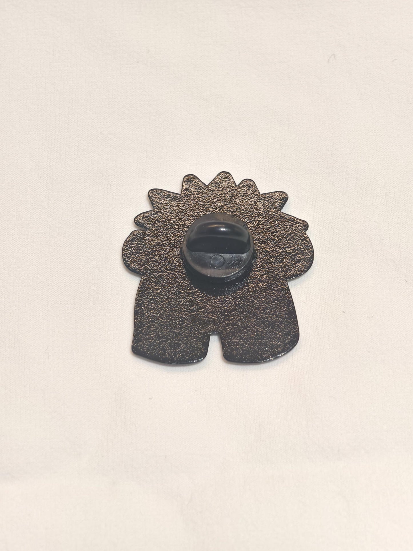 Sexy Hairy Man Metal Pin Badge