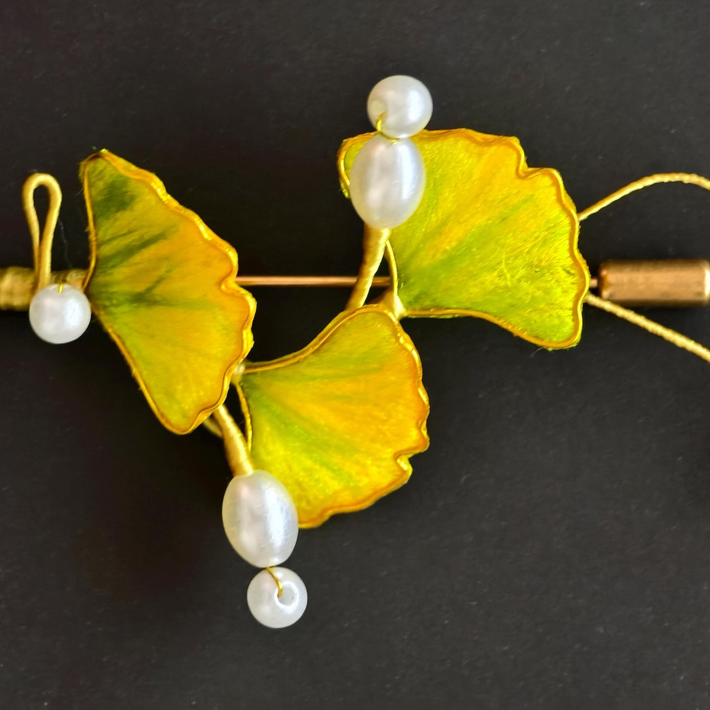 Antique Style Silk Flower Brooch Handmade Floral Brooch Pin for Women