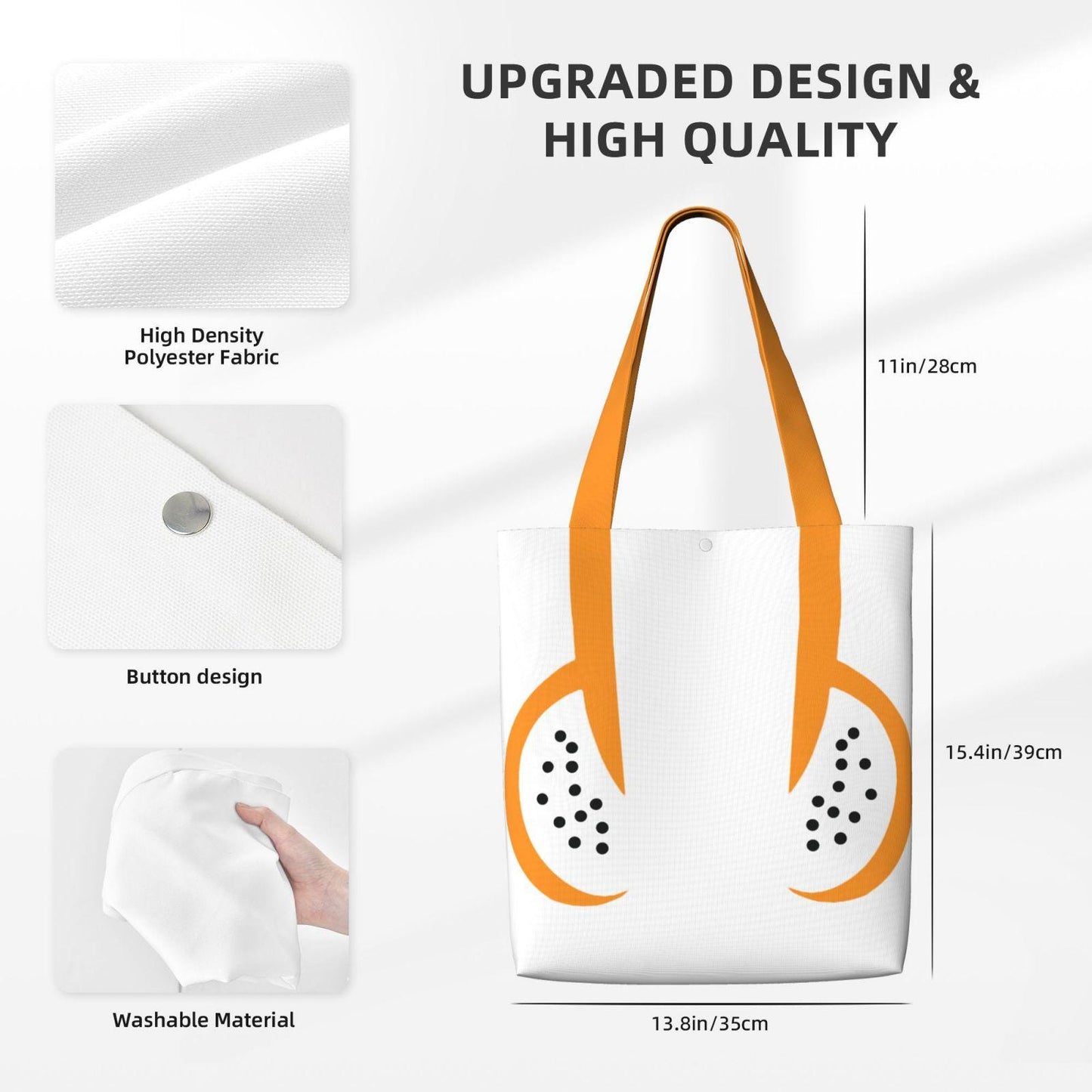 Funny Cartoon Penis Canvas Tote – Prank Adult Art Shoulder & Handbag, Creative Storage Bag