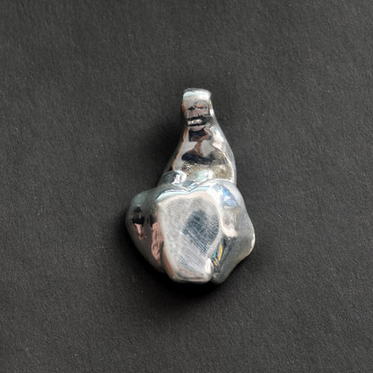Silver Sexy Clitoris Pendant