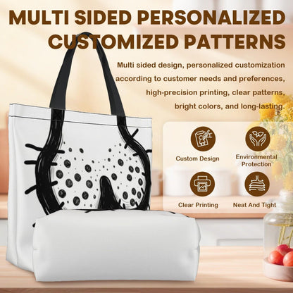 Penis Print Canvas Tote Bag