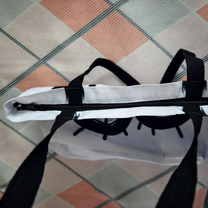 Penis Print Canvas Tote Bag
