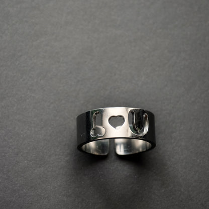 I Love You Symbol Ring