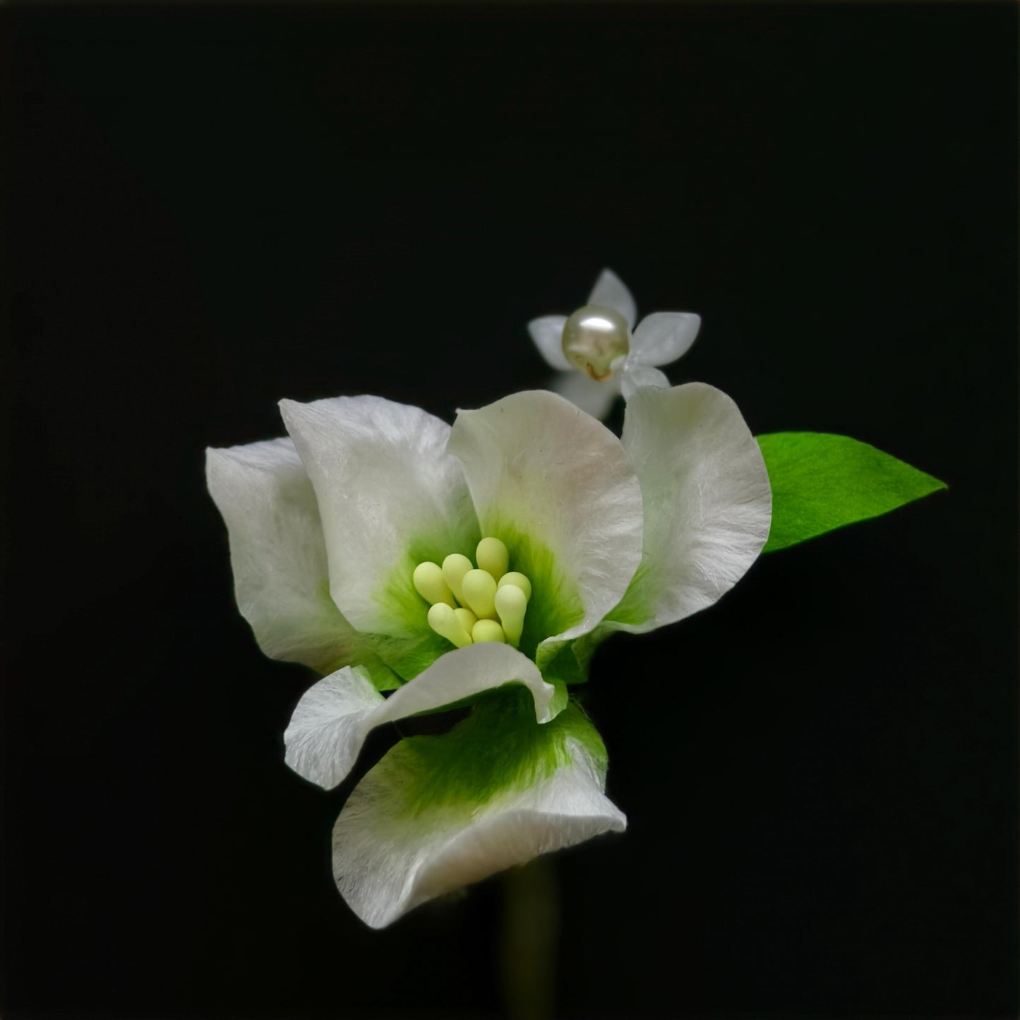 Flower Brooch Pin Handmade Silk Vintage Style Brooch for Women