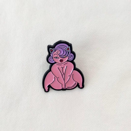 Sexy Lady Pin Brooch – Badge Patch